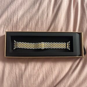 Quince Gold and Silver Women's Apple Watch Band